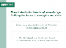 Funds Of Knowledge, Dunedin NZ, ka hikitia, maori education, minoritized students, maori education strategy, high school, educational psychology 